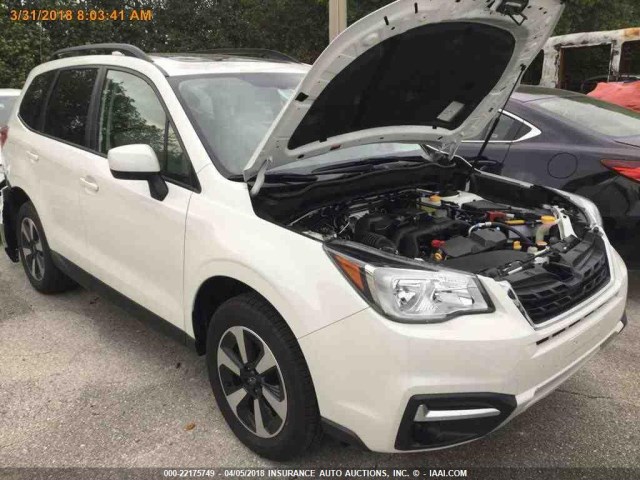 JF2SJAEC1JH540492 - 2018 SUBARU FORESTER 2.5I PREMIUM WHITE photo 16