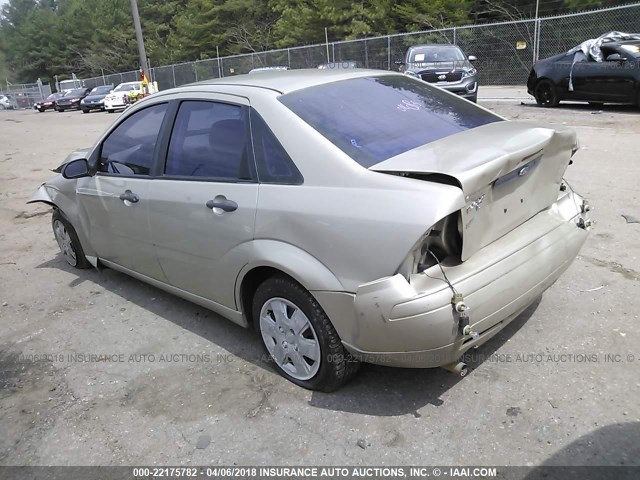 1FAFP34N77W219760 - 2007 FORD FOCUS ZX4/S/SE/SES TAN photo 3