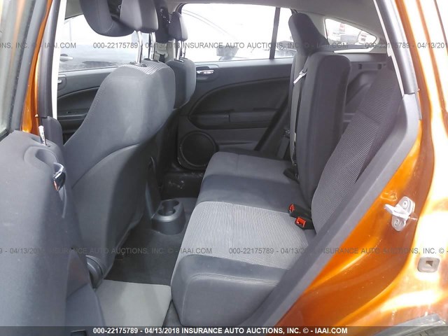 1B3CB3HA5BD242379 - 2011 DODGE CALIBER MAINSTREET ORANGE photo 8