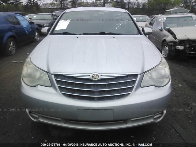 1C3LC46KX7N512130 - 2007 CHRYSLER SEBRING SILVER photo 6