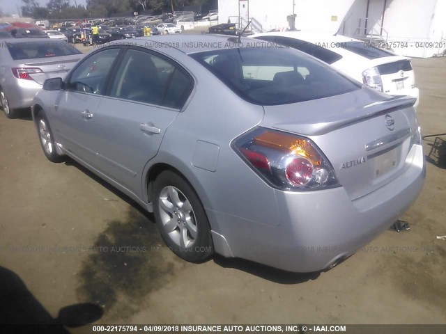 1N4CL21E88C149590 - 2008 NISSAN ALTIMA HYBRID SILVER photo 3