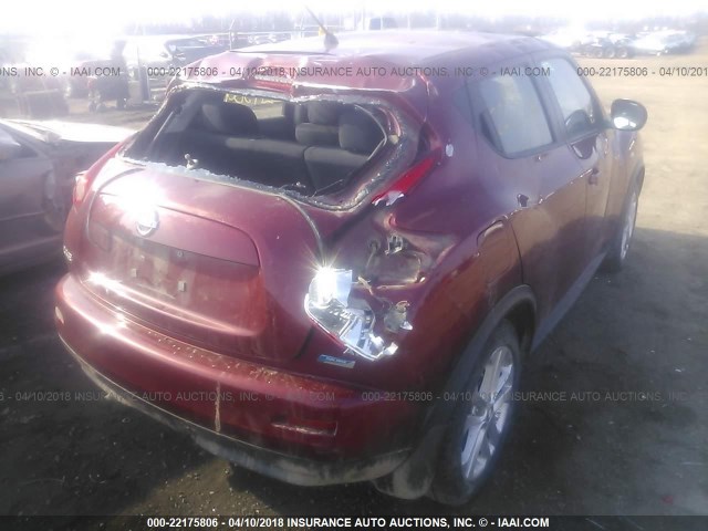 JN8AF5MV9CT110557 - 2012 NISSAN JUKE S/SV/SL RED photo 6