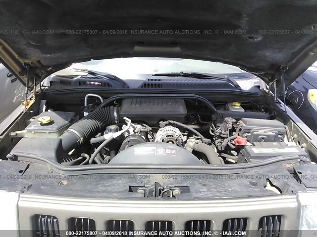 1J8HG48K26C207436 - 2006 JEEP COMMANDER 香槟色 照片 10