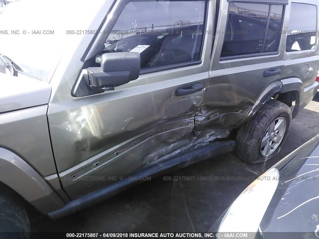 1J8HG48K26C207436 - 2006 JEEP COMMANDER 香槟色 照片 6