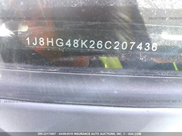 1J8HG48K26C207436 - 2006 JEEP COMMANDER 香槟色 照片 9