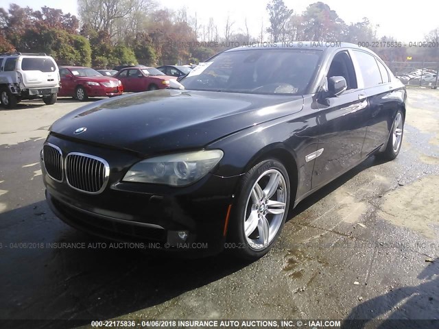 WBAKB0C58ACY40101 - 2010 BMW 760 LI BLACK photo 2