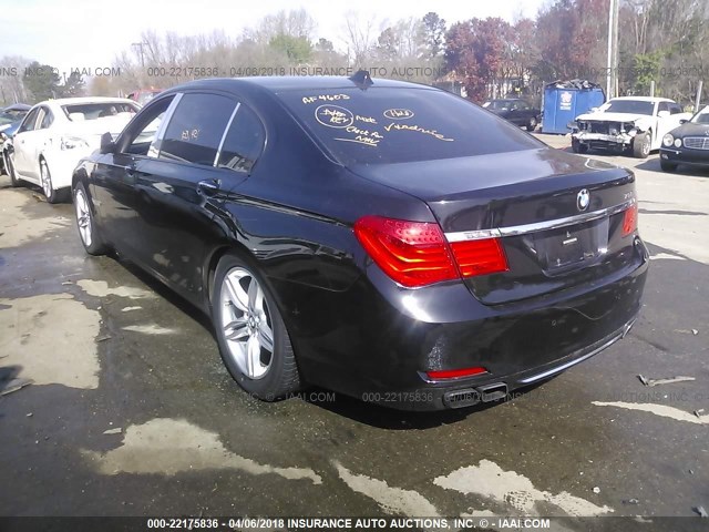 WBAKB0C58ACY40101 - 2010 BMW 760 LI BLACK photo 3