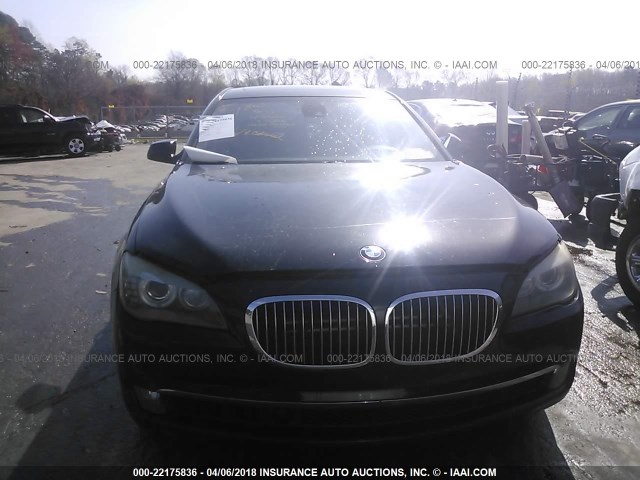 WBAKB0C58ACY40101 - 2010 BMW 760 LI BLACK photo 6