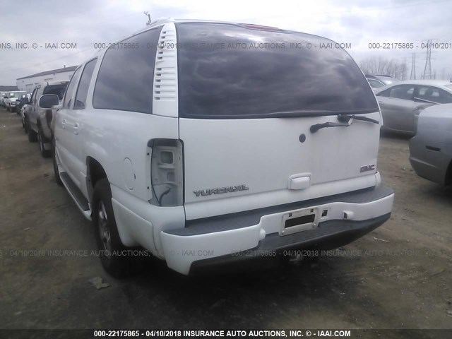 1GKFK66U54J212155 - 2004 GMC YUKON XL DENALI WHITE photo 3