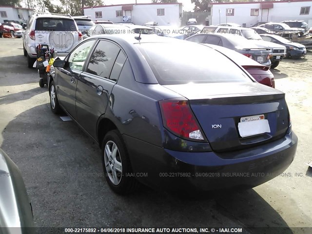 1G8AJ55F87Z146111 - 2007 SATURN ION LEVEL 2 Tünd mavi foto 3