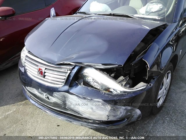 1G8AJ55F87Z146111 - 2007 SATURN ION LEVEL 2 Tünd mavi foto 6