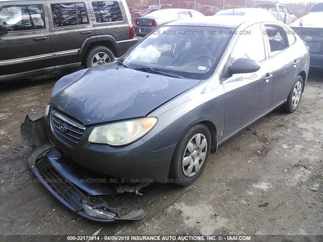 KMHDU46DX7U034579 - 2007 HYUNDAI ELANTRA GLS/SE/LIMITED GRAY photo 2