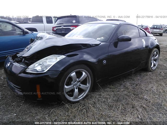 JN1BZ34DX7M503408 - 2007 NISSAN 350Z COUPE BLACK photo 2