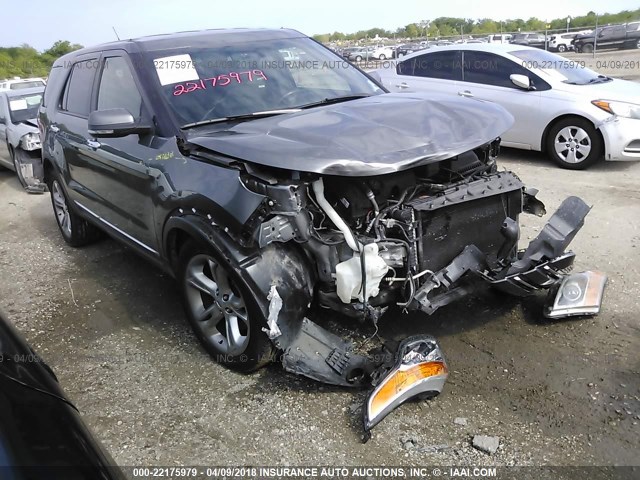 1FM5K8F89EGC48821 - 2014 FORD EXPLORER LIMITED 灰色 照片 1