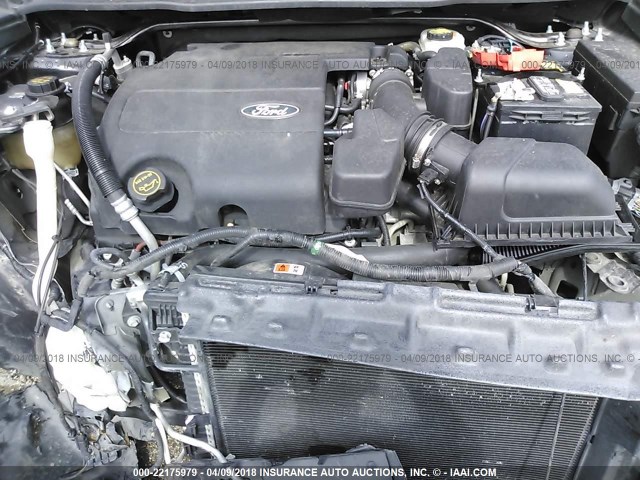 1FM5K8F89EGC48821 - 2014 FORD EXPLORER LIMITED 灰色 照片 10