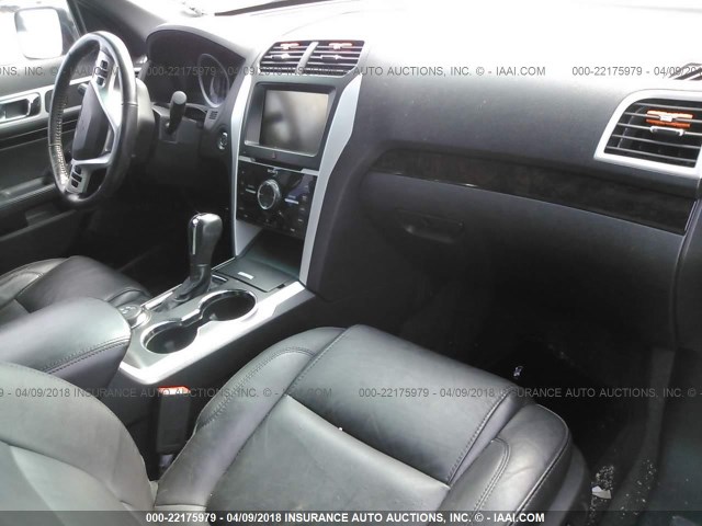 1FM5K8F89EGC48821 - 2014 FORD EXPLORER LIMITED 灰色 照片 5