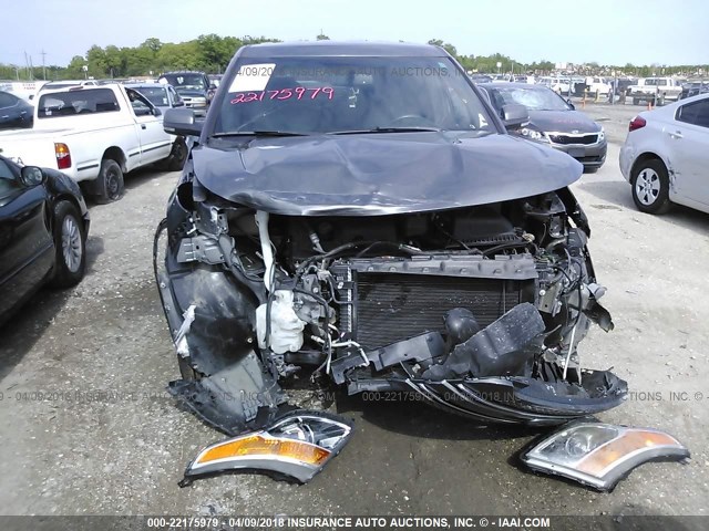 1FM5K8F89EGC48821 - 2014 FORD EXPLORER LIMITED 灰色 照片 6