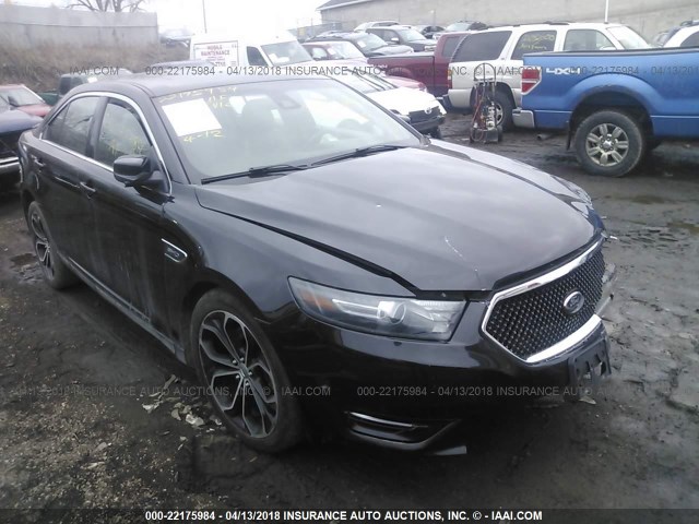 1FAHP2KT7DG206257 - 2013 FORD TAURUS SHO BLACK photo 1