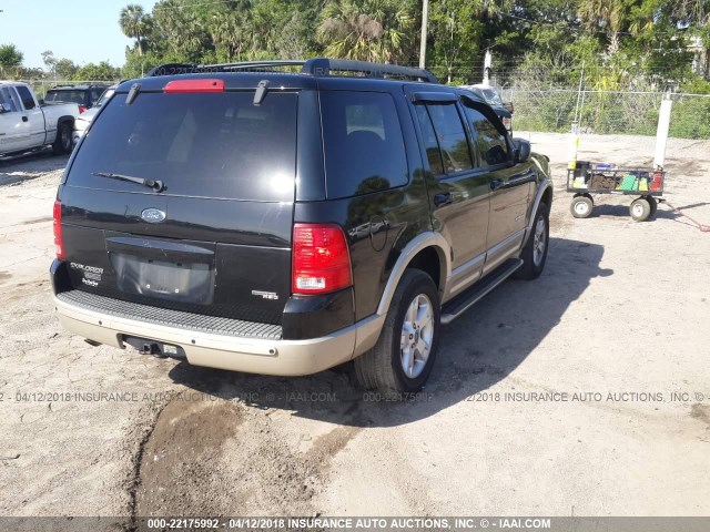 1FMDU64K05UB16816 - 2005 FORD EXPLORER EDDIE BAUER BLACK photo 4