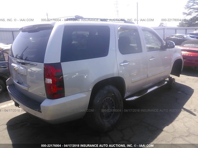 1GNFK13007J321201 - 2007 CHEVROLET TAHOE K1500 SILVER photo 4