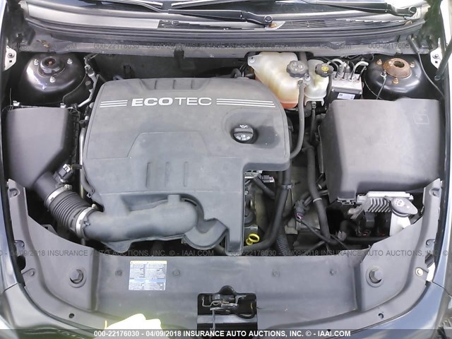 1G1ZH57B984255764 - 2008 CHEVROLET MALIBU 1LT BLACK photo 10