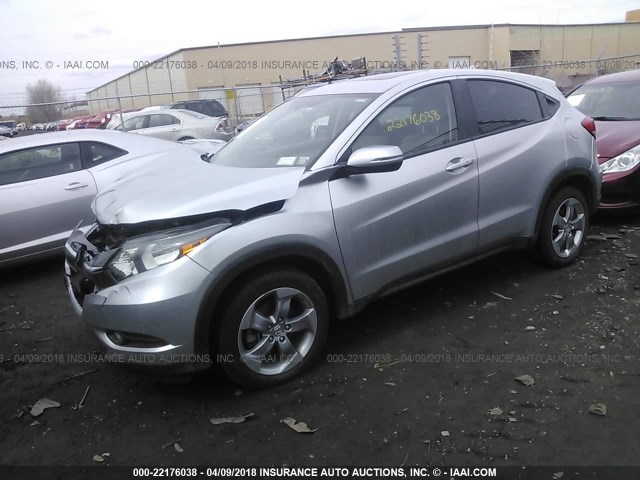 3CZRU6H52GM770328 - 2016 HONDA HR-V EX SILVER photo 2