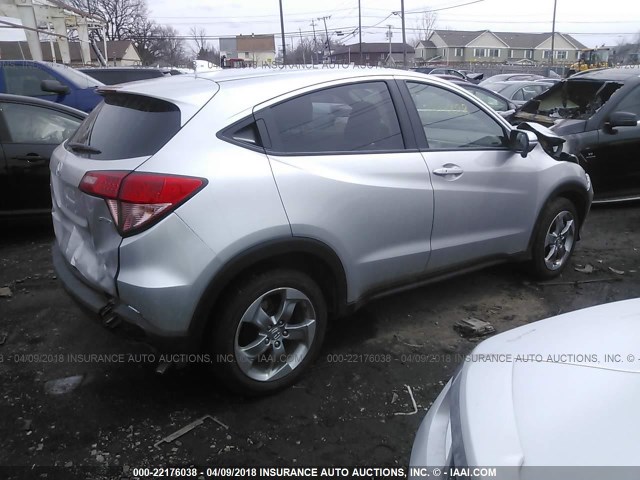 3CZRU6H52GM770328 - 2016 HONDA HR-V EX SILVER photo 4