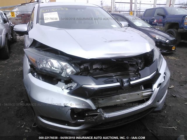 3CZRU6H52GM770328 - 2016 HONDA HR-V EX SILVER photo 6