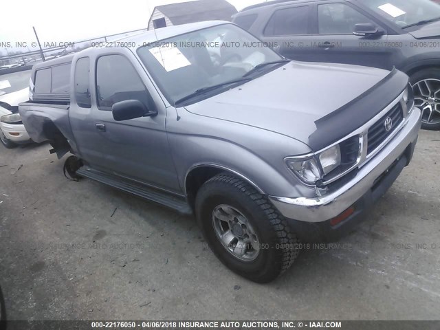 4TAWM72N0TZ115550 - 1996 TOYOTA TACOMA XTRACAB GRAY photo 1