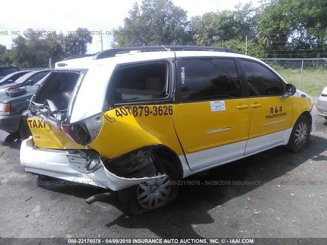 5TDZK23CX8S176842 - 2008 TOYOTA SIENNA CE/LE WHITE photo 6