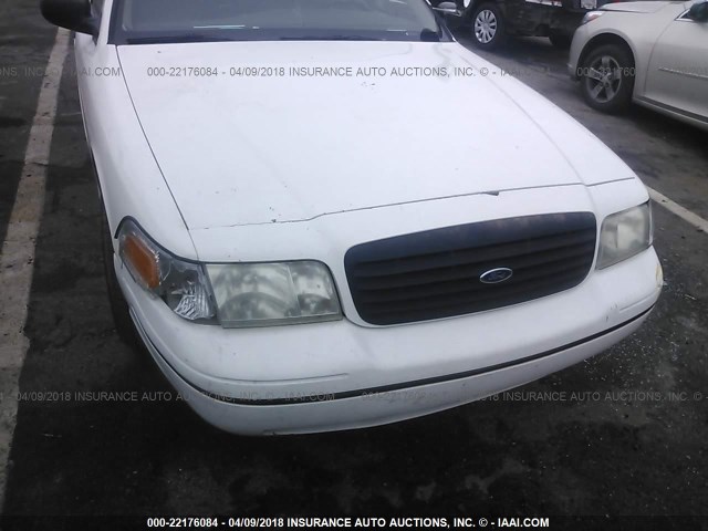 2FAFP71W3YX143660 - 2000 FORD CROWN VICTORIA POLICE INTERCEPTOR WHITE photo 6