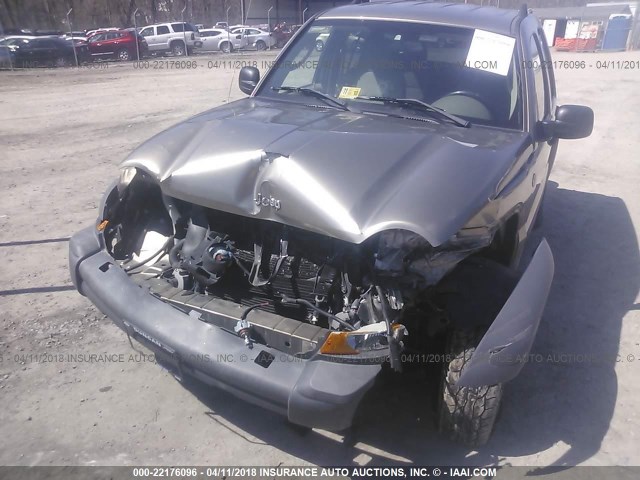 1J4GL48K95W574310 - 2005 JEEP LIBERTY SPORT 米色 照片 6
