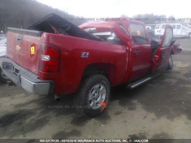 3GCPKSE73DG328119 - 2013 CHEVROLET SILVERADO K1500 LT RED photo 4