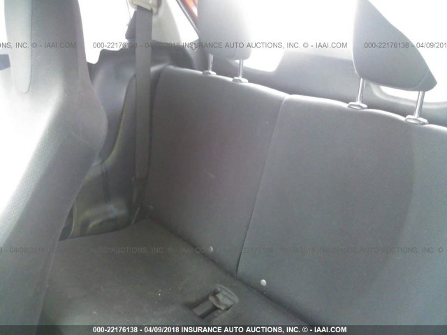 JTNJJXB04DJ024546 - 2013 TOYOTA SCION IQ ORANGE photo 8