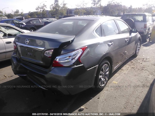 1N4AL3AP8GN350410 - 2016 NISSAN ALTIMA 2.5/S/SV/SL/SR GRAY photo 4