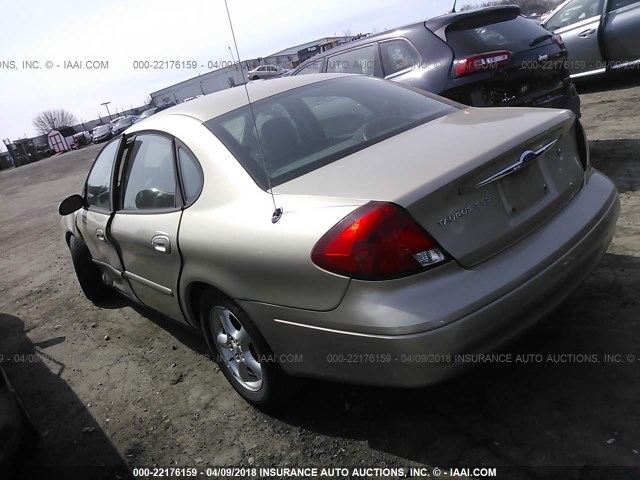 1FAFP55S21A110028 - 2001 FORD TAURUS SES GOLD photo 3