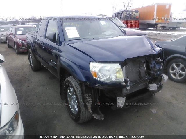5TEUU42N17Z343643 - 2007 TOYOTA TACOMA ACCESS CAB Blau Foto 1