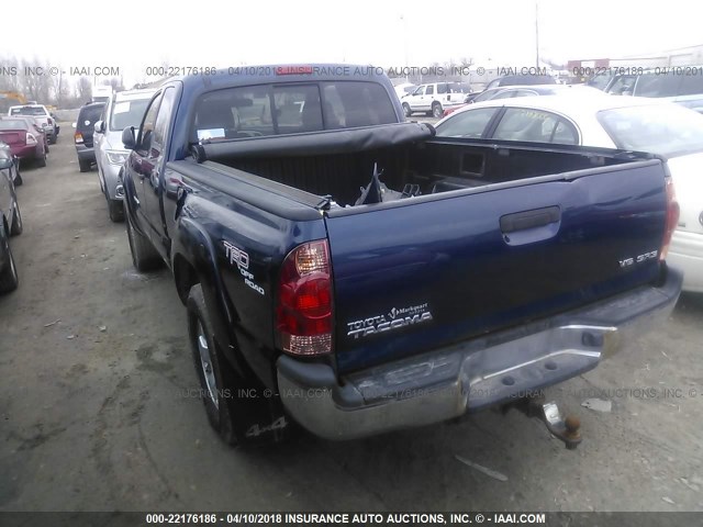 5TEUU42N17Z343643 - 2007 TOYOTA TACOMA ACCESS CAB Blau Foto 3