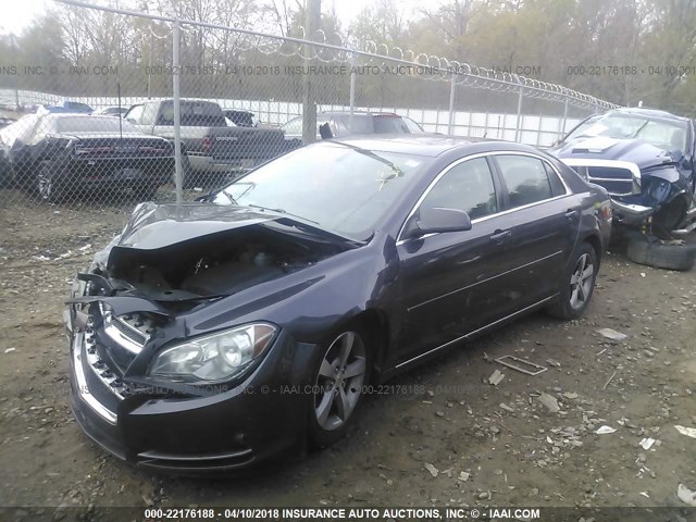 1G1ZC5E10BF217117 - 2011 CHEVROLET MALIBU 1LT 黑色 照片 2