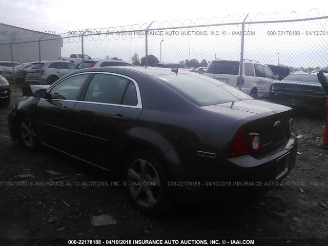 1G1ZC5E10BF217117 - 2011 CHEVROLET MALIBU 1LT 黑色 照片 3