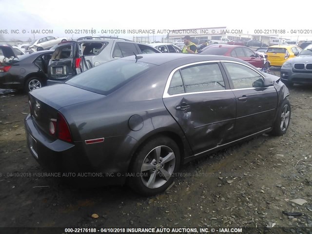 1G1ZC5E10BF217117 - 2011 CHEVROLET MALIBU 1LT 黑色 照片 4