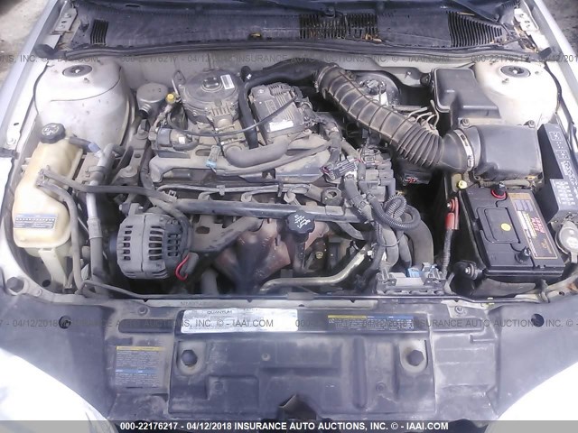 3G1JC52402S171313 - 2002 CHEVROLET CAVALIER CNG SILVER photo 10