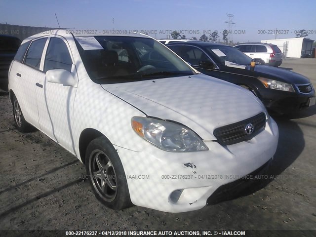 2T1KR32E88C702416 - 2008 TOYOTA COROLLA MATRIX XR WHITE photo 1
