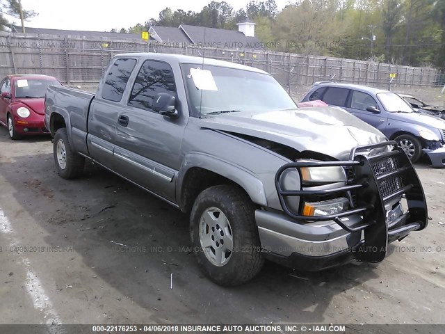 1GCEK19B36Z153910 - 2006 CHEVROLET SILVERADO K1500 GRAY photo 1