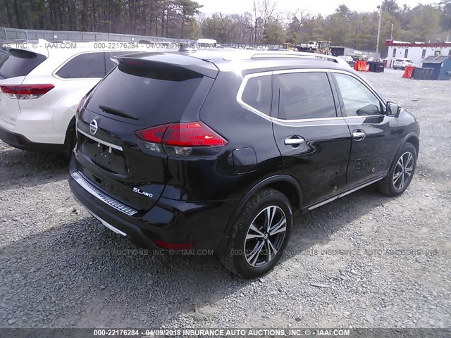 5N1AT2MV9HC863706 - 2017 NISSAN ROGUE SV/SL BLACK photo 4