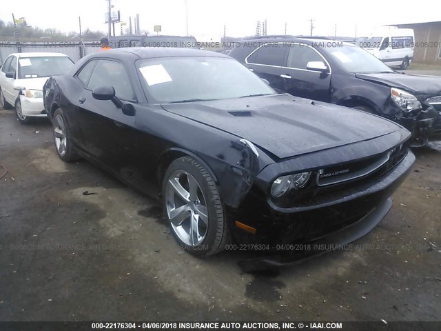 2C3CDYAG8DH612254 - 2013 DODGE CHALLENGER SXT BLACK photo 1