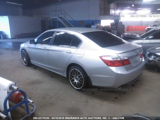 1HGCR2F54EA231701 - 2014 HONDA ACCORD SPORT SILVER photo 3