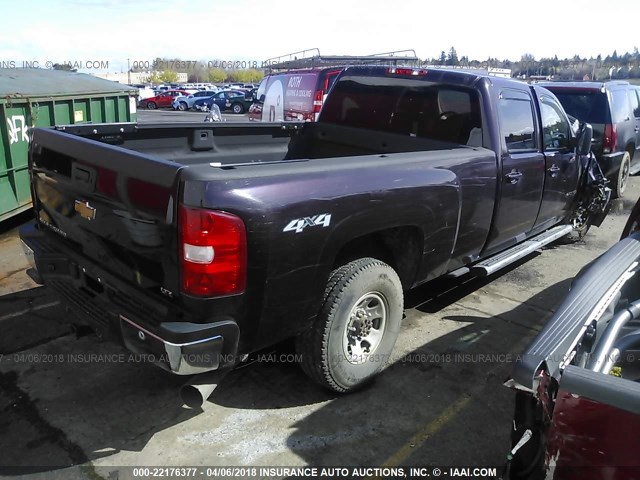 1GCHK23668F109676 - 2008 CHEVROLET SILVERADO K2500 HEAVY DUTY PURPLE photo 4