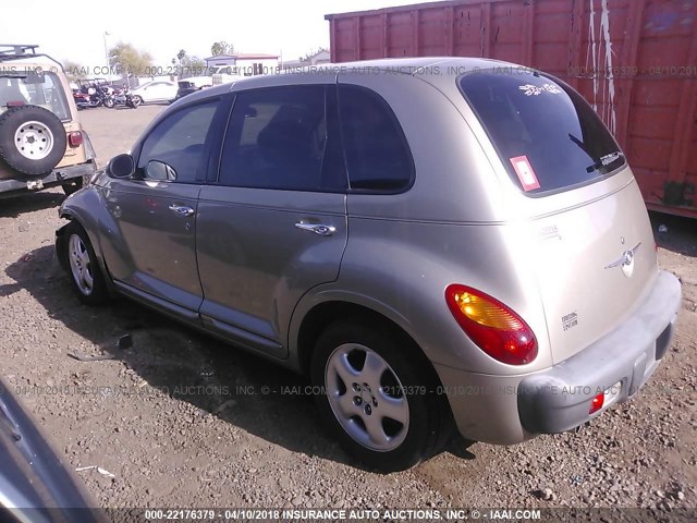 3C4FY58B52T339736 - 2002 CHRYSLER PT CRUISER TOURING Champagne photo 3