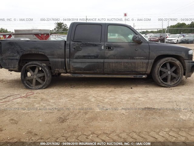 2GTEK63N761249581 - 2006 GMC SIERRA K1500 DENALI BLACK photo 6